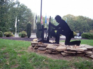 Former Veteran's Memorial in King, NC