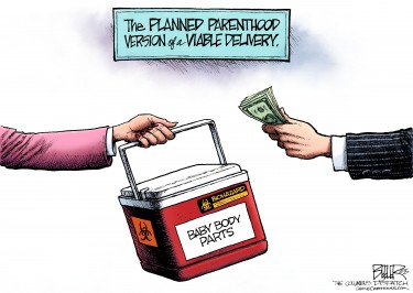 Planned Parenthood political cartoon