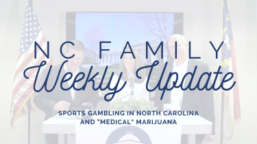 Weekly Update Sports Gambling and Medical Marijuana in North Carolina