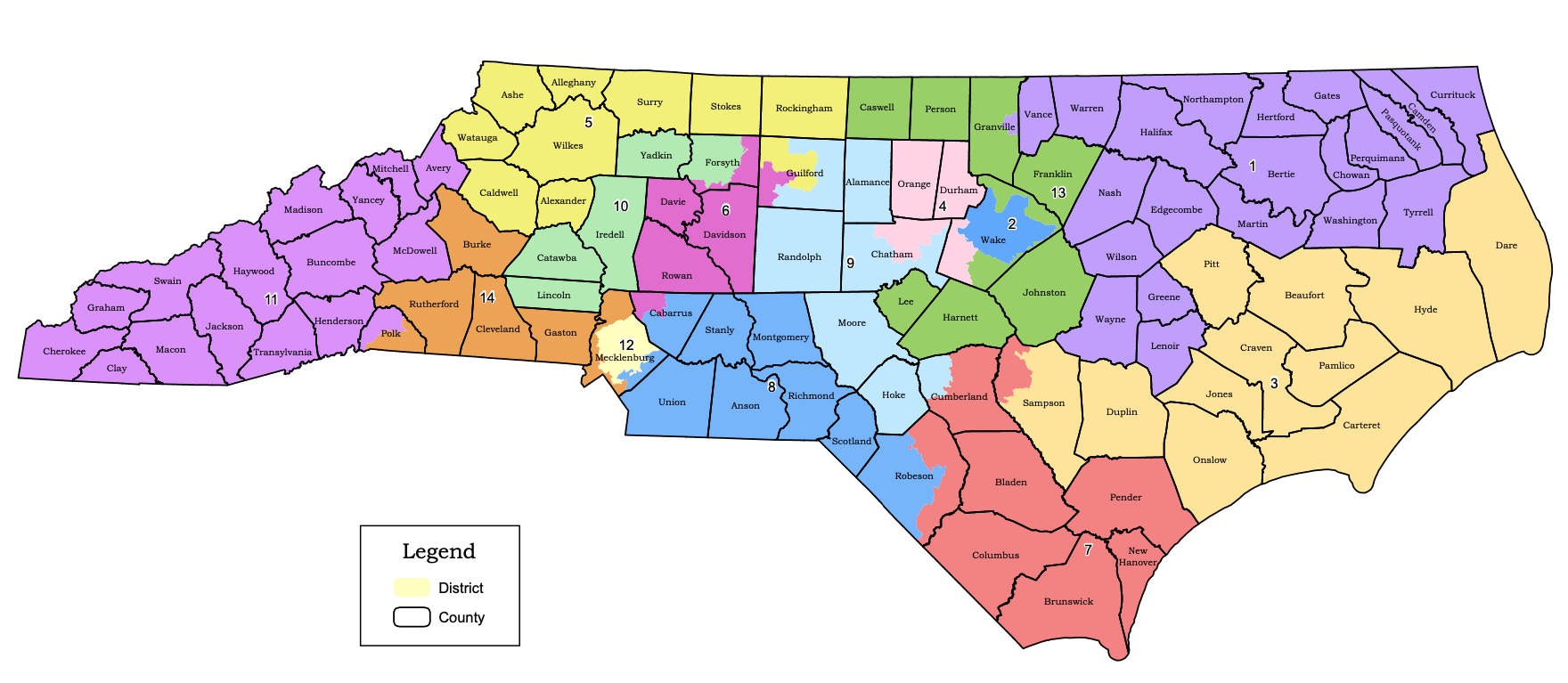 NC Congressional Map